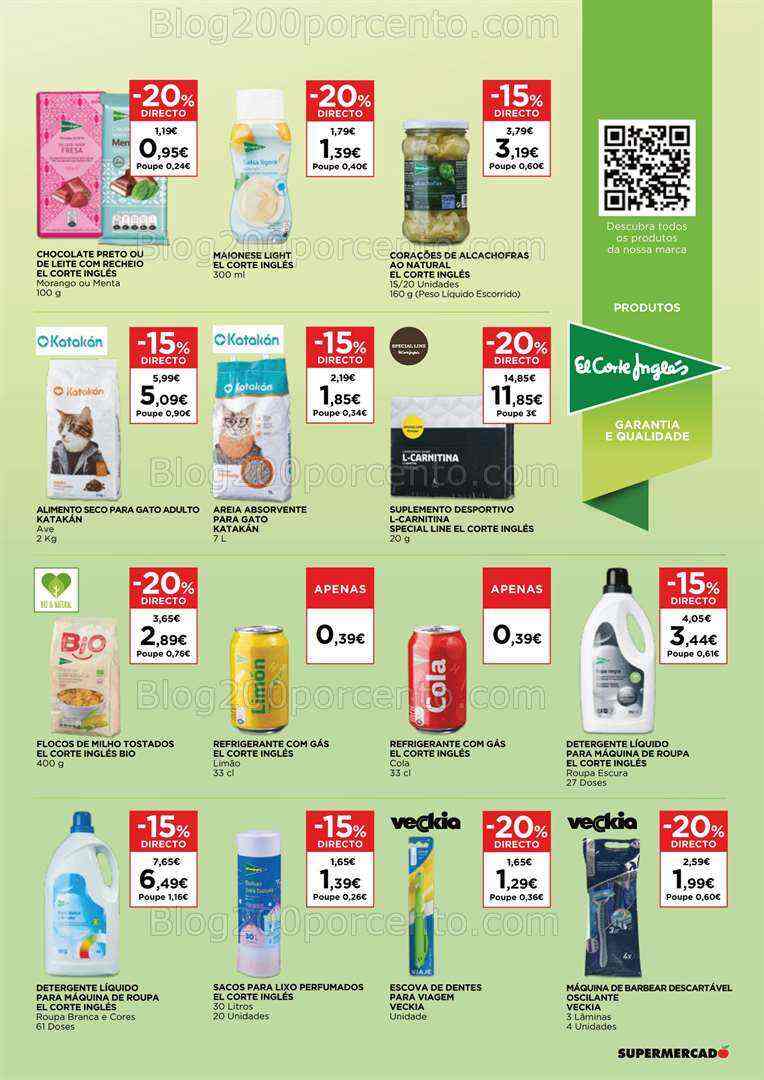 Antevisão Folheto EL CORTE INGLÉS Promoções de 11 a 24 agosto