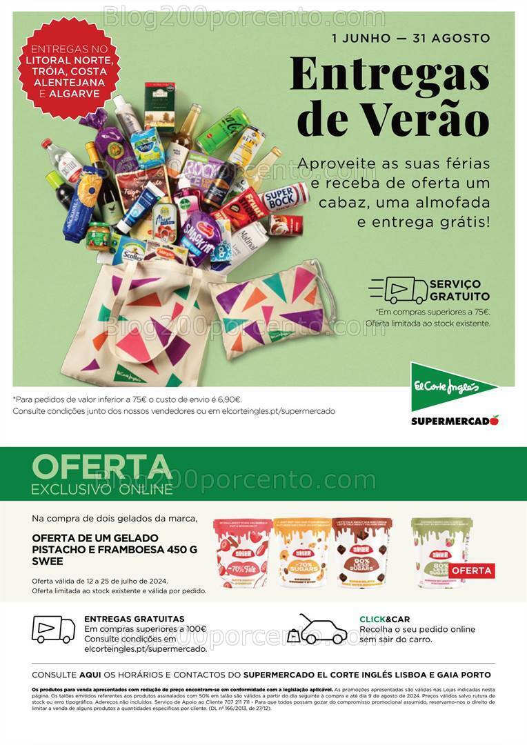 Antevisão Folheto EL CORTE INGLÉS Promoções de 12 a 25 julho