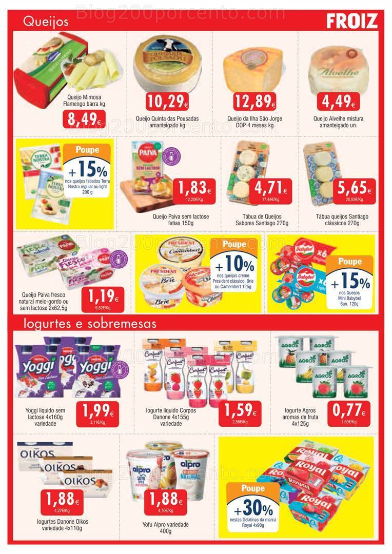 Antevisão Folheto FROIZ Promoções de 18 agosto a 5 setembro