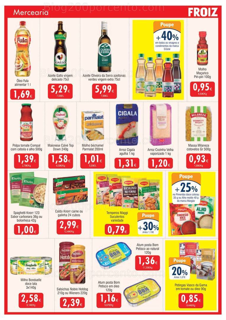 Antevisão Folheto FROIZ Promoções de 18 agosto a 5 setembro