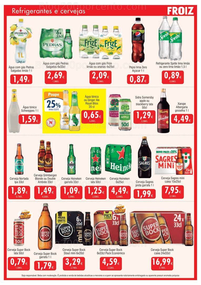 Antevisão Folheto FROIZ Promoções de 18 agosto a 5 setembro