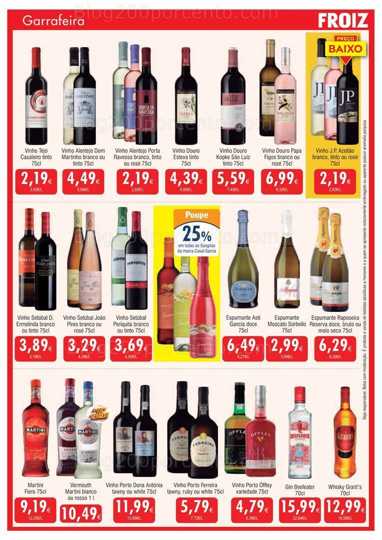 Antevisão Folheto FROIZ Promoções de 18 agosto a 5 setembro