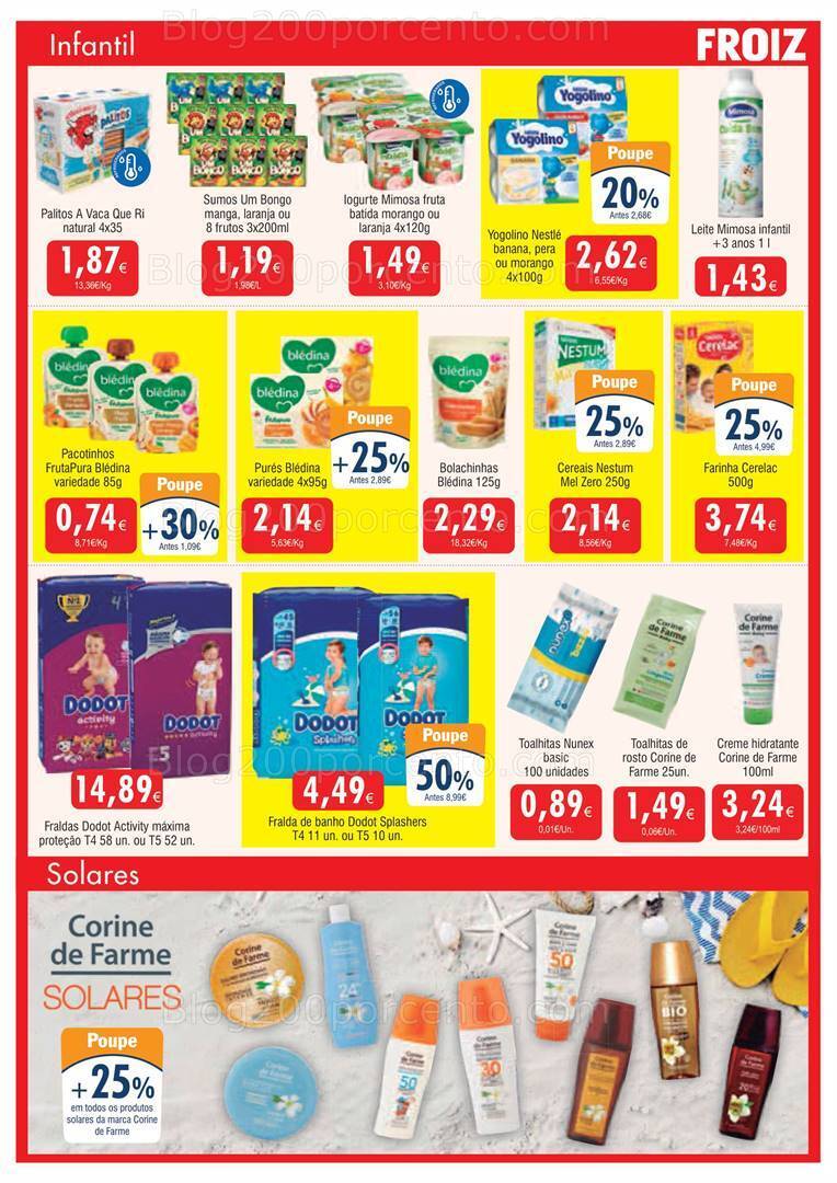 Antevisão Folheto FROIZ Promoções de 18 agosto a 5 setembro