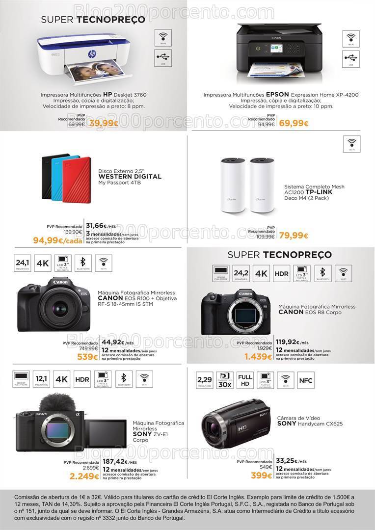 Antevisão Folheto EL CORTE INGLÉS Countdown Black Friday Promoções de 13 a 19 novembro