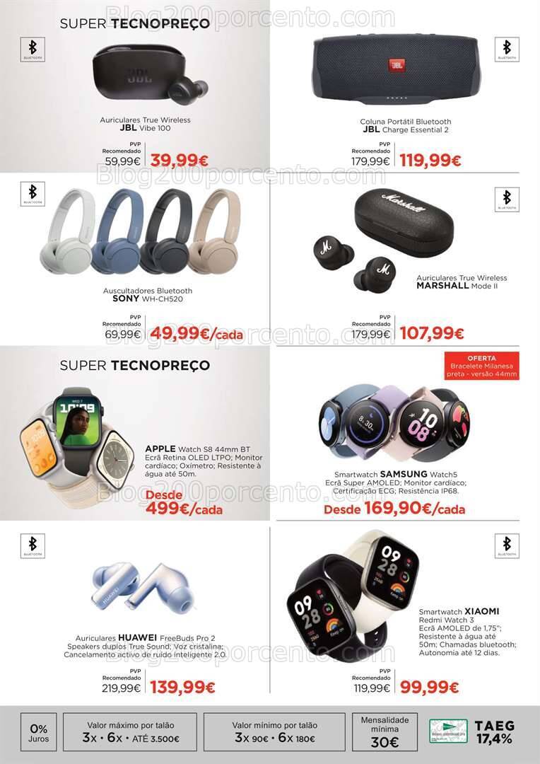 Antevisão Folheto EL CORTE INGLÉS Tecnologia Promoções de 14 a 30 julho