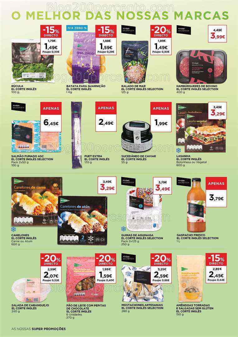 Antevisão Folheto EL CORTE INGLÉS Promoções de 14 a 27 julho