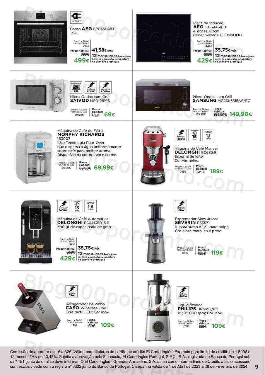 Antevisão Folheto EL CORTE INGLÉS Tecnologia Promoções de 14 a 30 abril