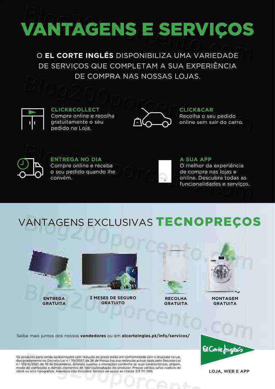Antevisão Folheto EL CORTE INGLÉS Tecnologia Promoções de 14 a 30 abril