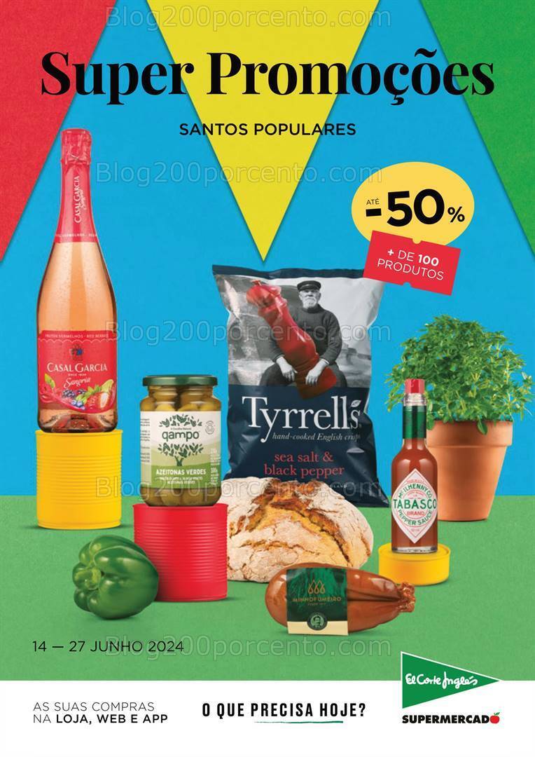 Antevisão Folheto EL CORTE INGLÉS Promoções de 14 a 27 junho