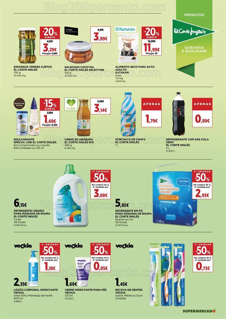 Antevisão Folheto EL CORTE INGLÉS Promoções de 14 a 27 junho