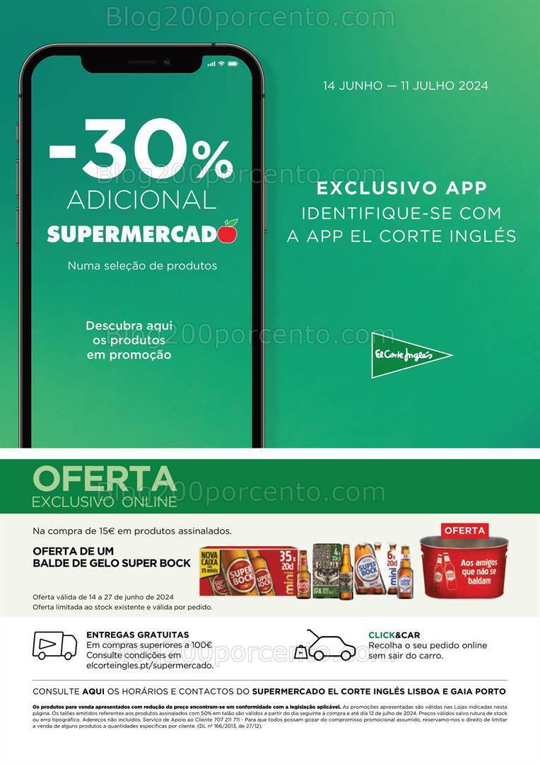 Antevisão Folheto EL CORTE INGLÉS Promoções de 14 a 27 junho