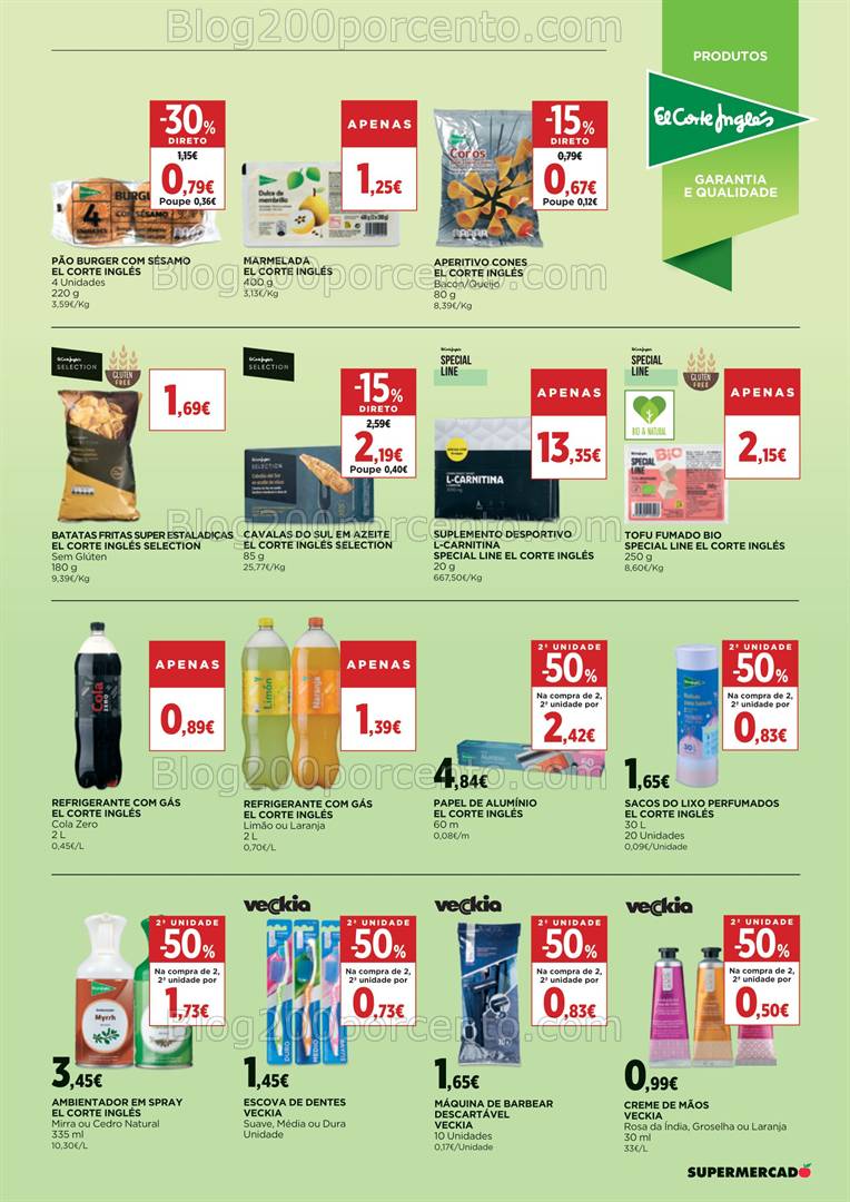 Antevisão Folheto EL CORTE INGLÉS Promoções de 14 a 27 fevereiro