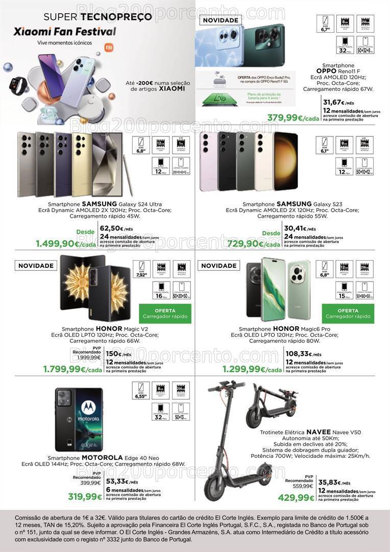 Antevisão Folheto EL CORTE INGLÉS Tecnologia Promoções até 28 abril