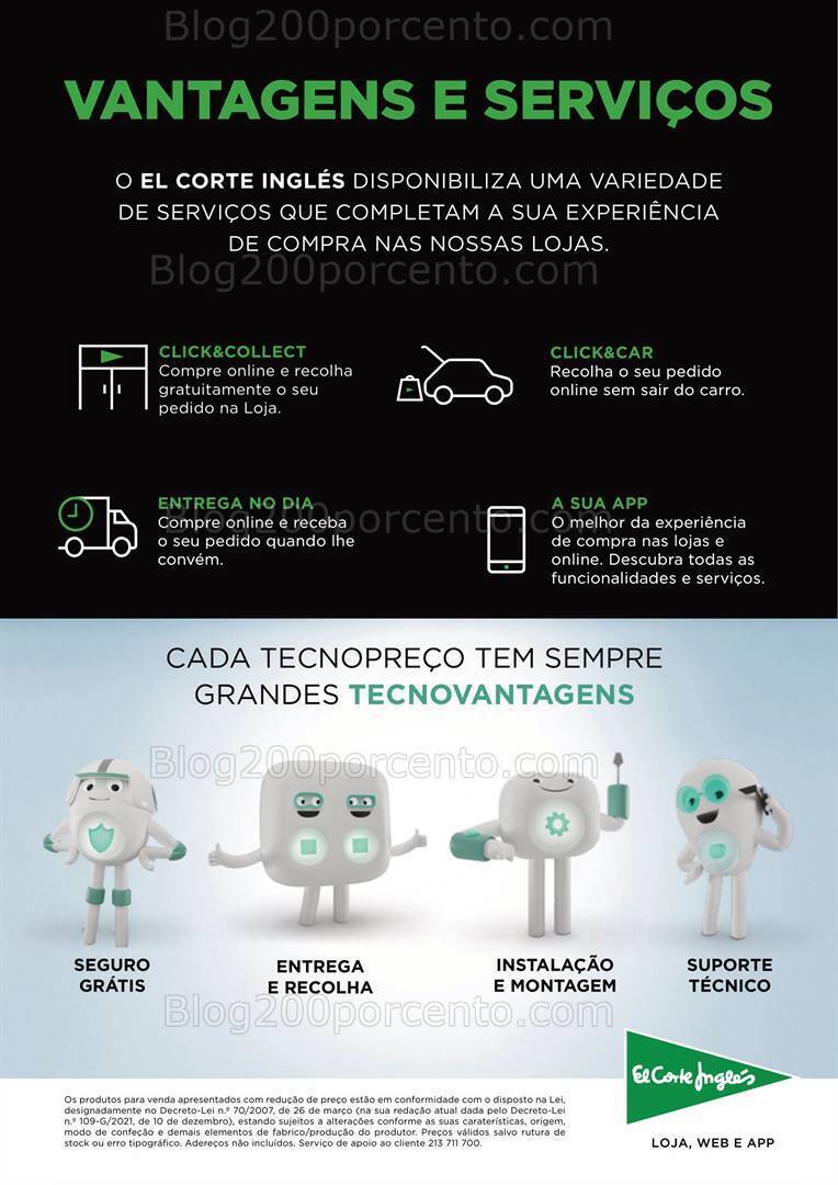 Antevisão Folheto EL CORTE INGLÉS Tecnologia Promoções até 28 abril