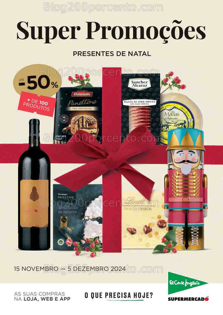 Antevisão Folheto EL CORTE INGLÉS Promoções de 15 novembro a 5 dezembro