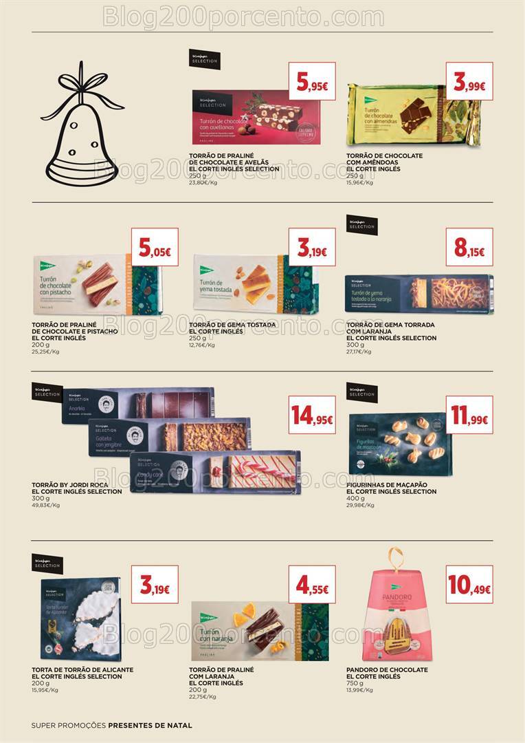 Antevisão Folheto EL CORTE INGLÉS Promoções de 15 novembro a 5 dezembro