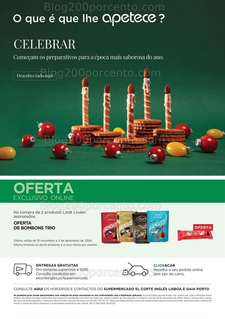 Antevisão Folheto EL CORTE INGLÉS Promoções de 15 novembro a 5 dezembro