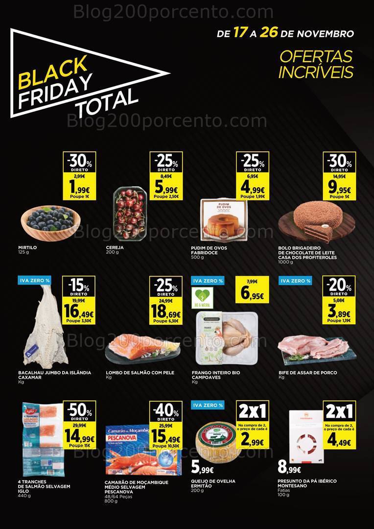 Antevisão Folheto EL CORTE INGLÉS Black Friday Total Promoções de 17 a 26 novembro