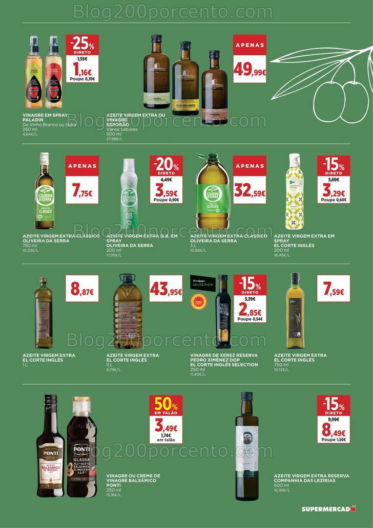 Antevisão Folheto EL CORTE INGLÉS Promoções de 18 a 31 outubro