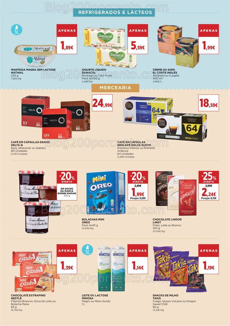Antevisão Folheto EL CORTE INGLÉS Supermercado Promoções de 18 a 31 outubro