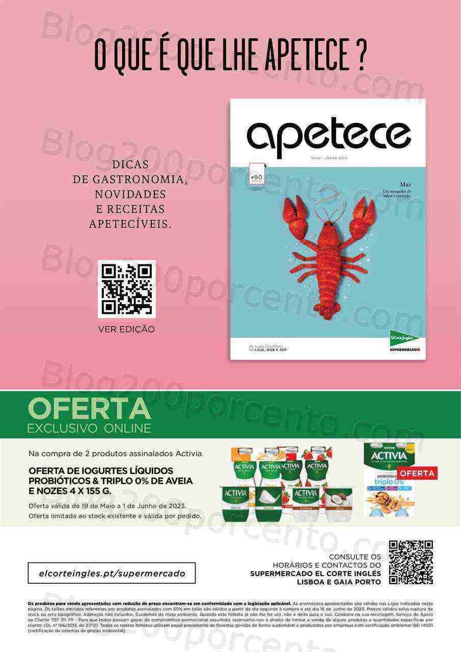 Antevisão Folheto EL CORTE INGLÉS Super Promoções de 19 maio a 1 junho