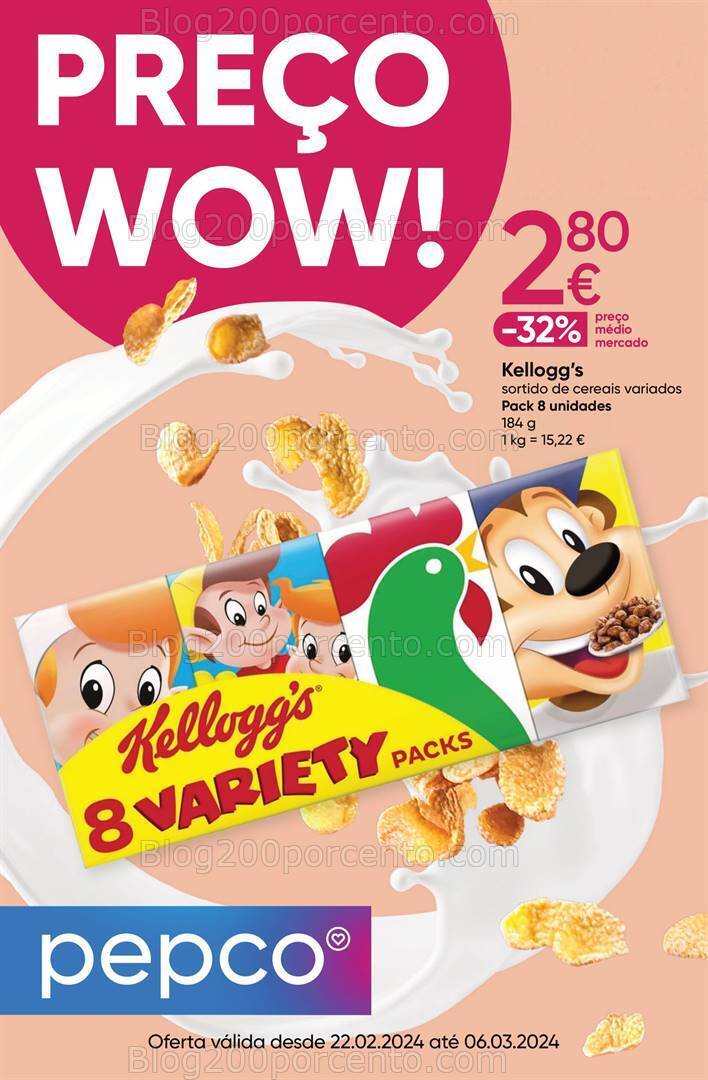 Antevisão Folheto PEPCO Alimentar e Drogaria - 22 fevereiro a 6 março