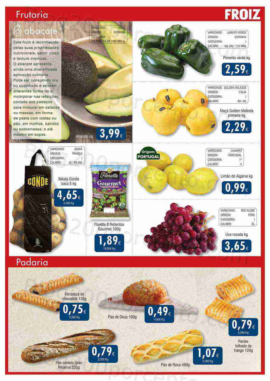 Antevisão Folheto FROIZ Promoções de 2 a 21 março