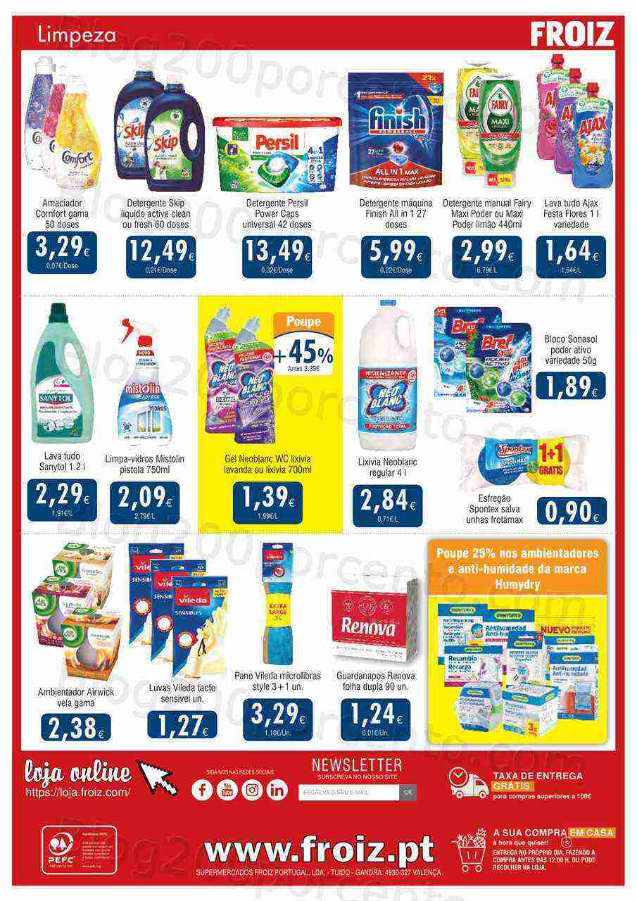 Antevisão Folheto FROIZ Promoções de 2 a 21 março