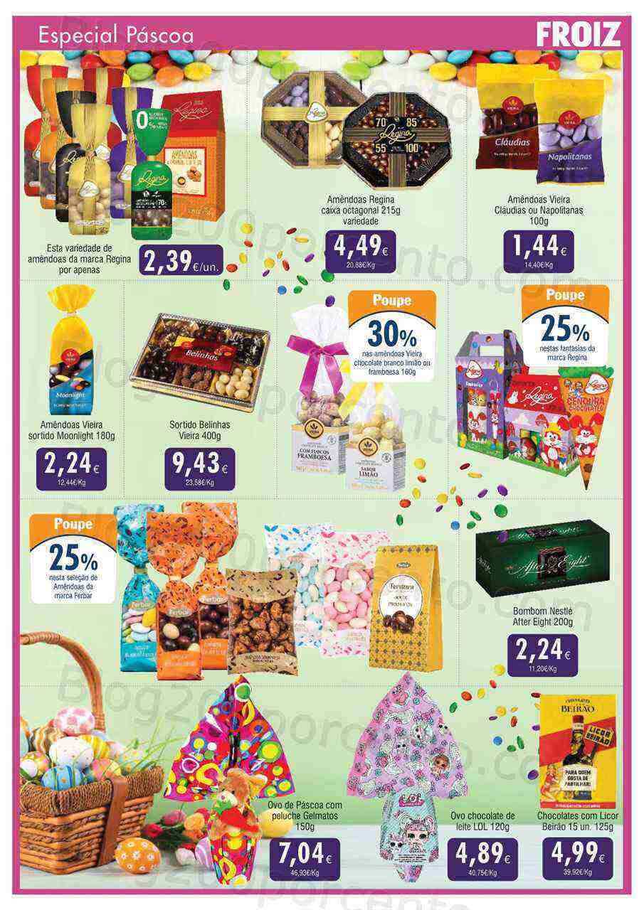 Antevisão Folheto FROIZ Promoções de 22 março a 10 abril