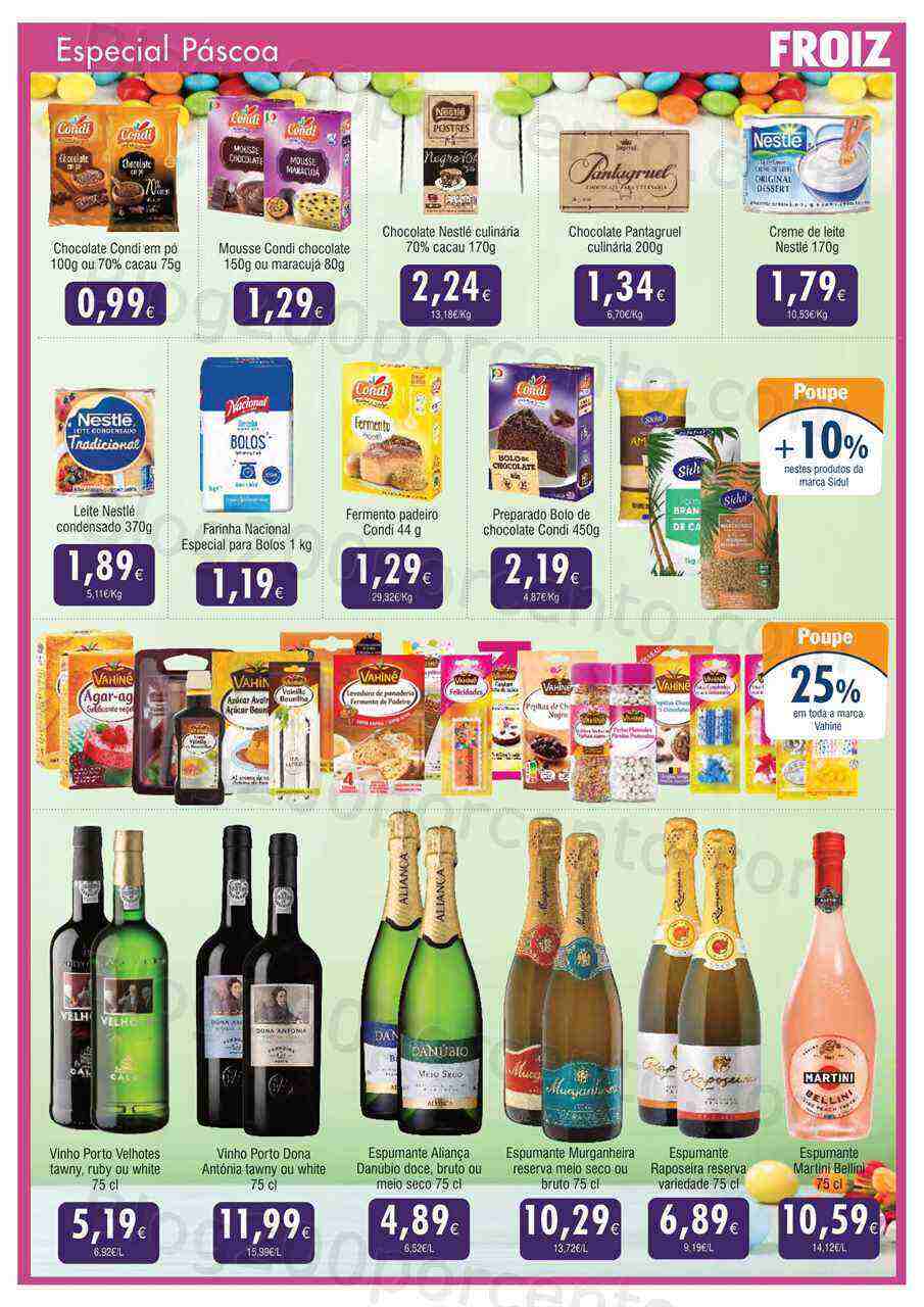 Antevisão Folheto FROIZ Promoções de 22 março a 10 abril