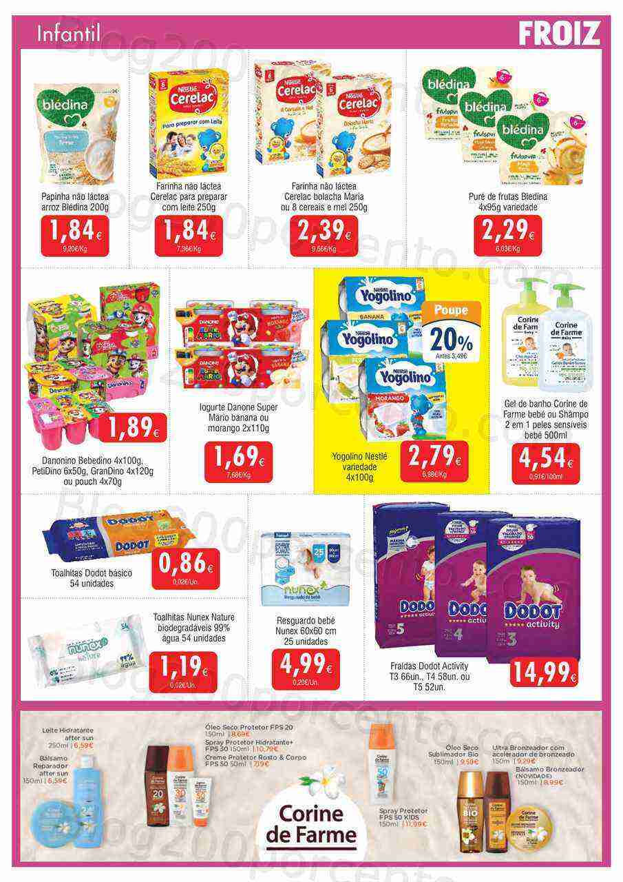 Antevisão Folheto FROIZ Promoções de 22 março a 10 abril