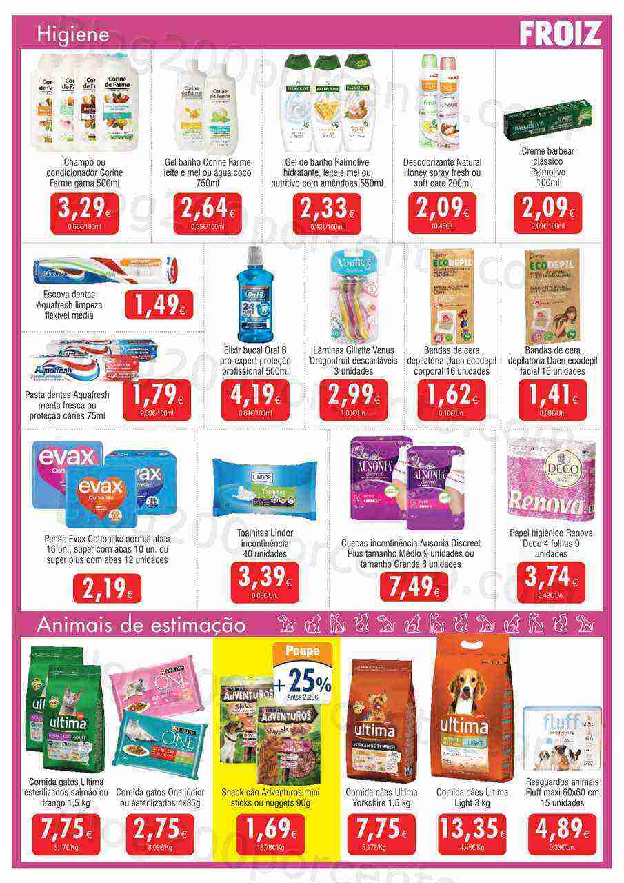 Antevisão Folheto FROIZ Promoções de 22 março a 10 abril