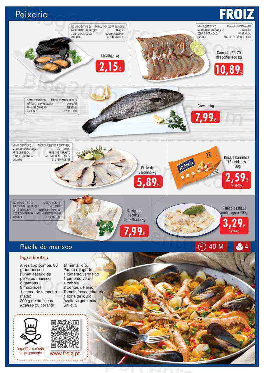 Antevisão Folheto FROIZ Promoções de 12 a 27 abril