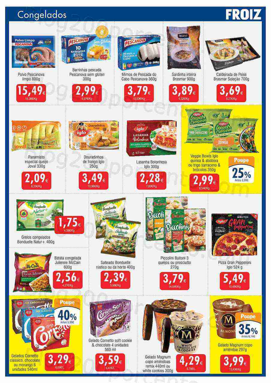 Antevisão Folheto FROIZ Promoções de 12 a 27 abril