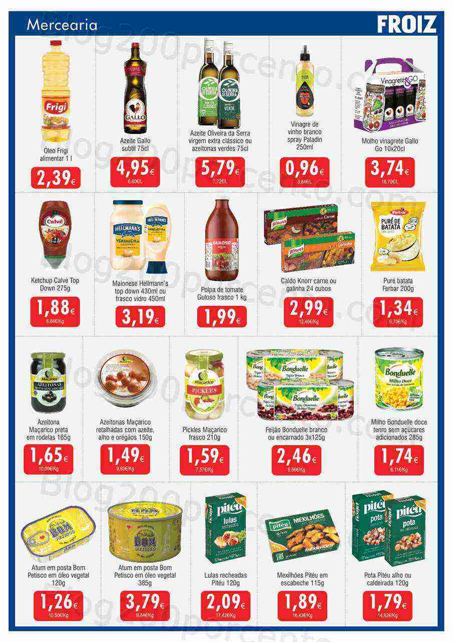 Antevisão Folheto FROIZ Promoções de 12 a 27 abril