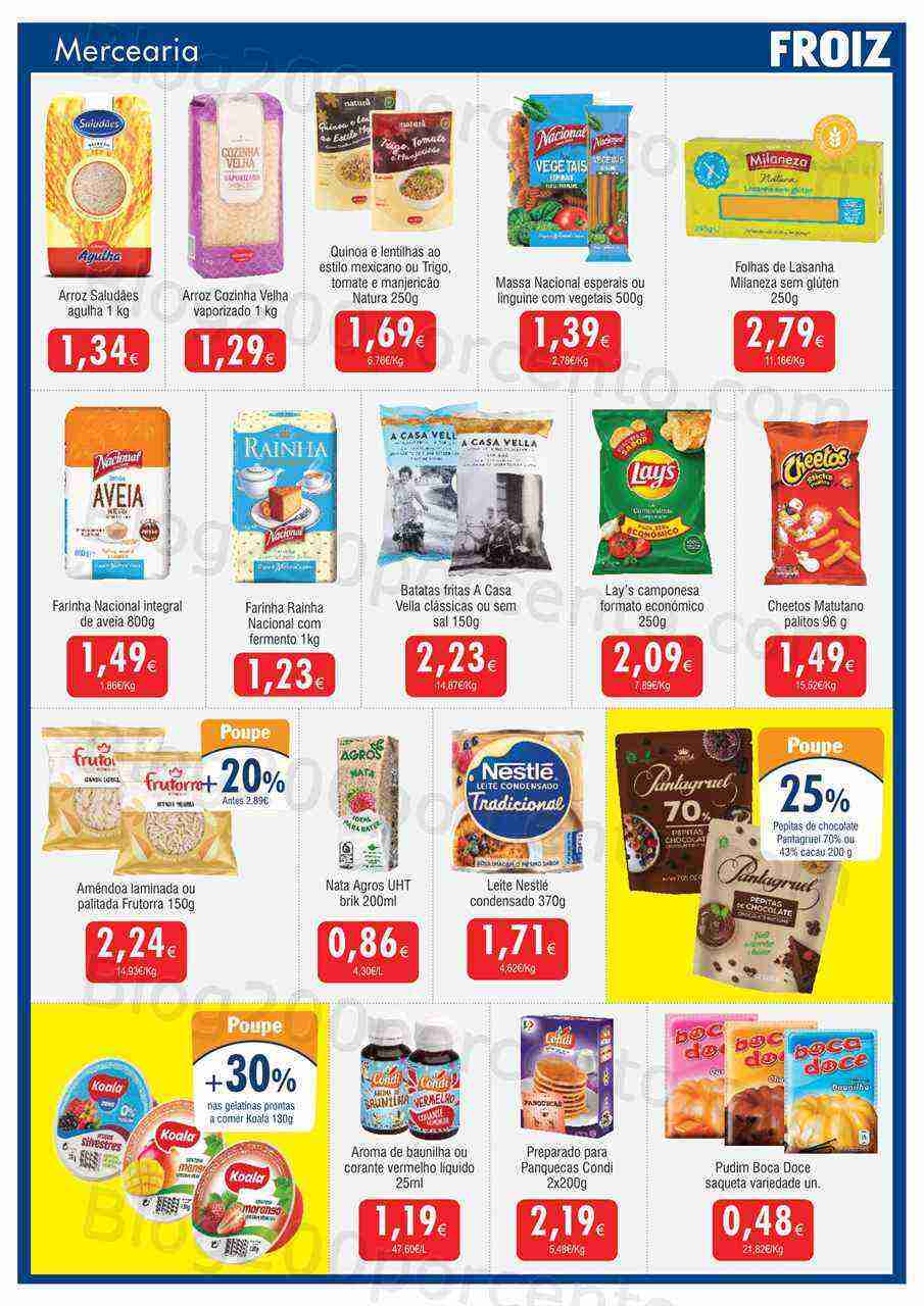 Antevisão Folheto FROIZ Promoções de 12 a 27 abril