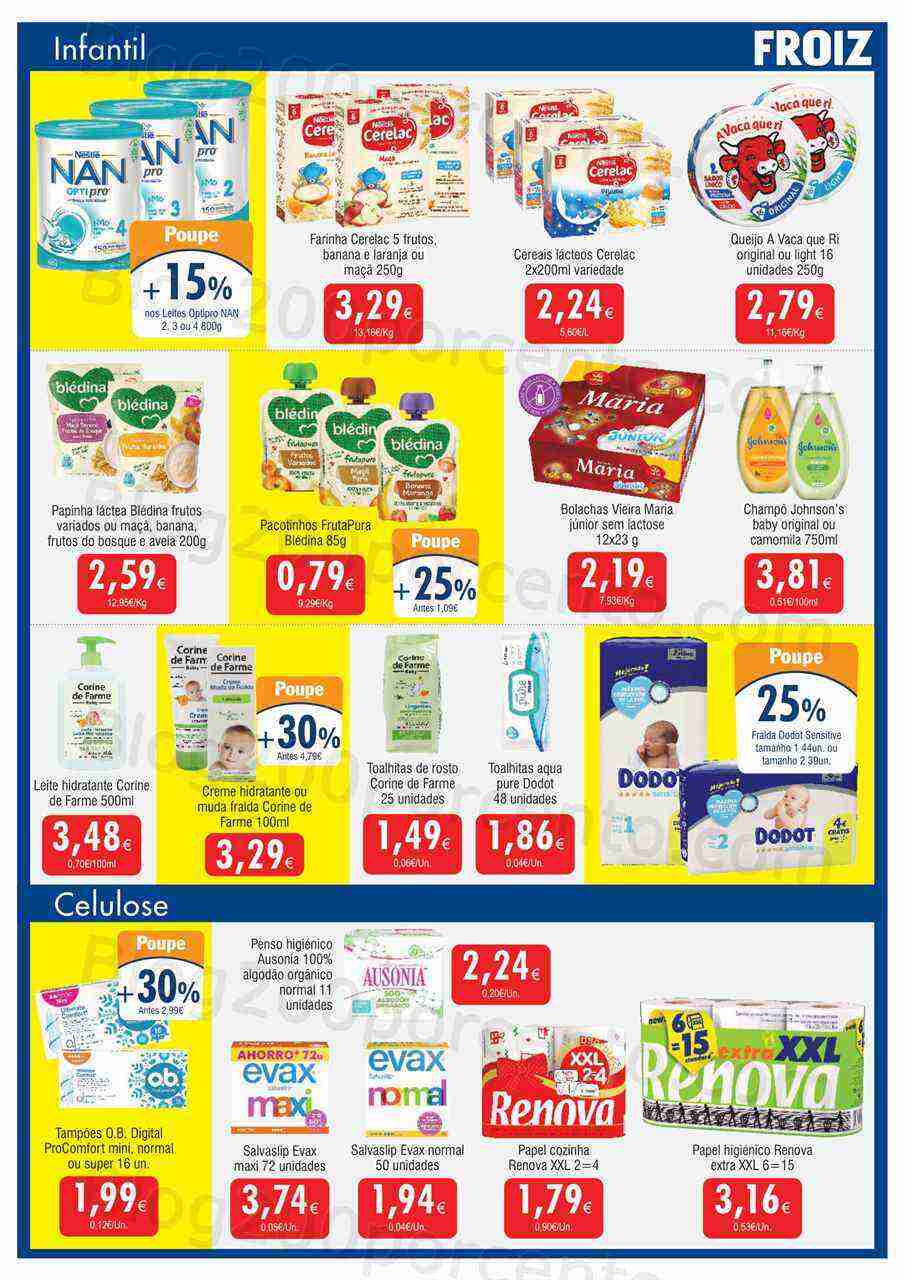 Antevisão Folheto FROIZ Promoções de 12 a 27 abril