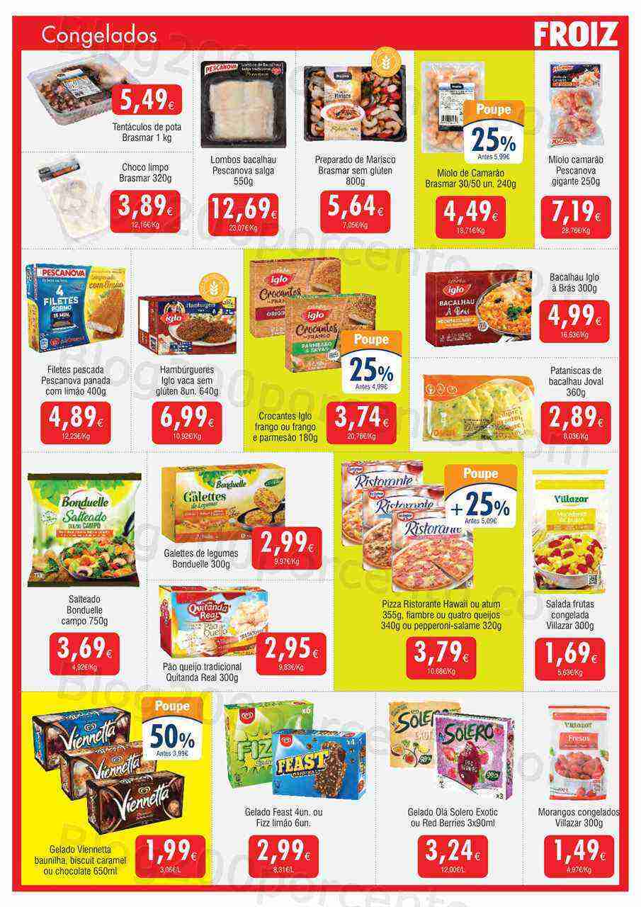 Antevisão Folheto FROIZ Promoções 28 abril a 16 maio