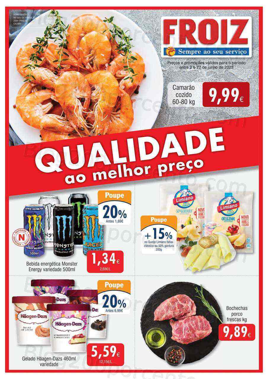 Antevisão Folheto FROIZ Promoções de 2 a 22 junho