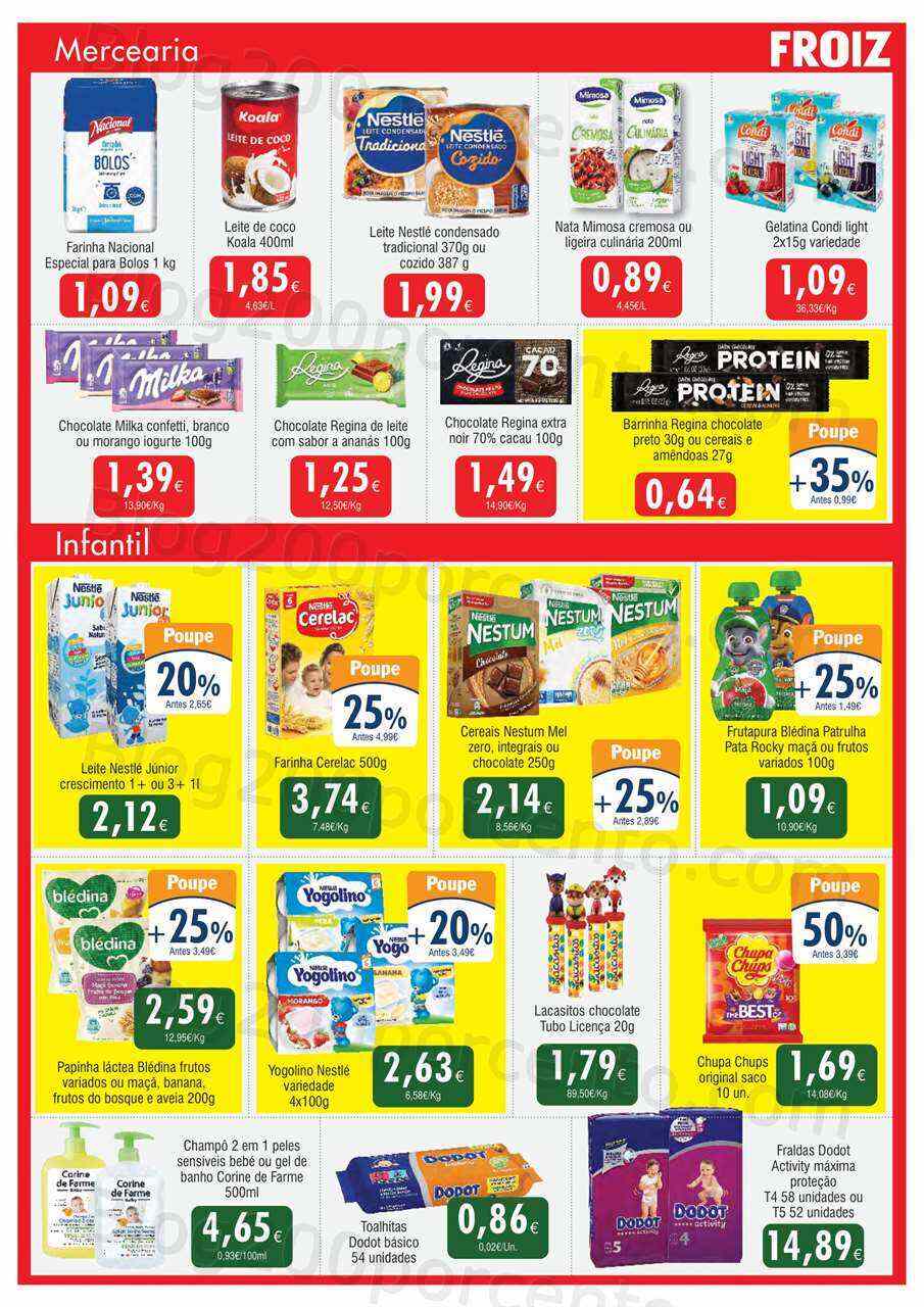 Antevisão Folheto FROIZ Promoções de 2 a 22 junho