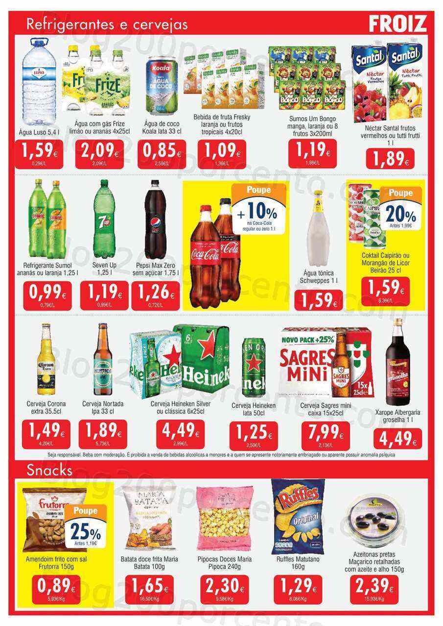 Antevisão Folheto FROIZ Promoções de 2 a 22 junho