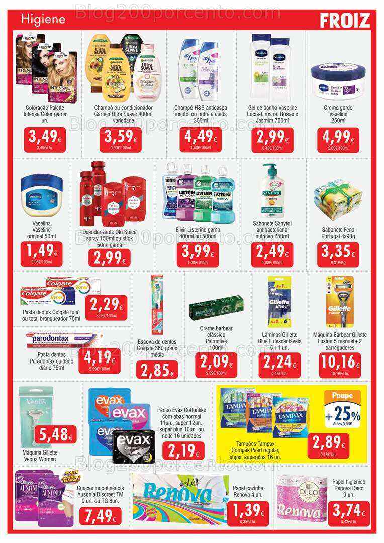 Antevisão Folheto FROIZ Promoções de 12 a 27 julho