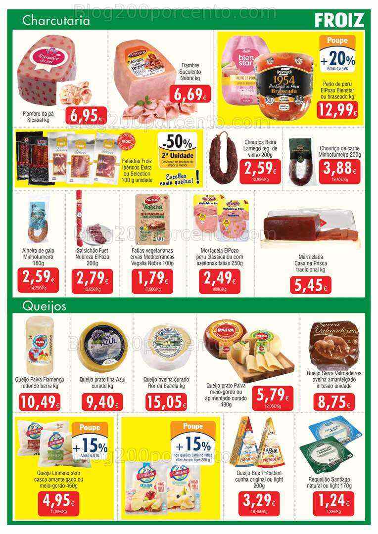 Antevisão Folheto FROIZ Promoções de 28 julho a 17 agosto 