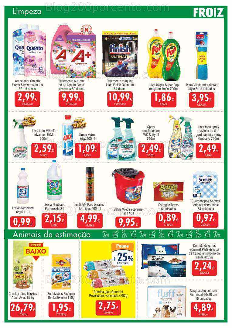 Antevisão Folheto FROIZ Promoções de 28 julho a 17 agosto 