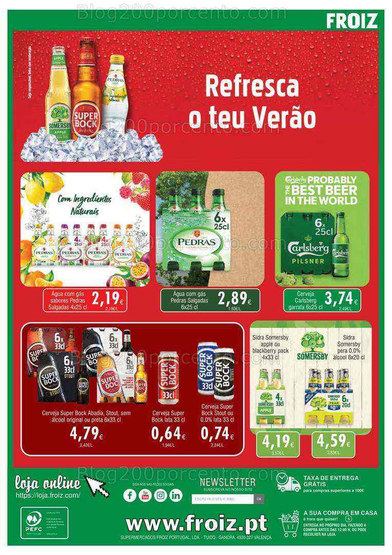 Antevisão Folheto FROIZ Promoções de 28 julho a 17 agosto 
