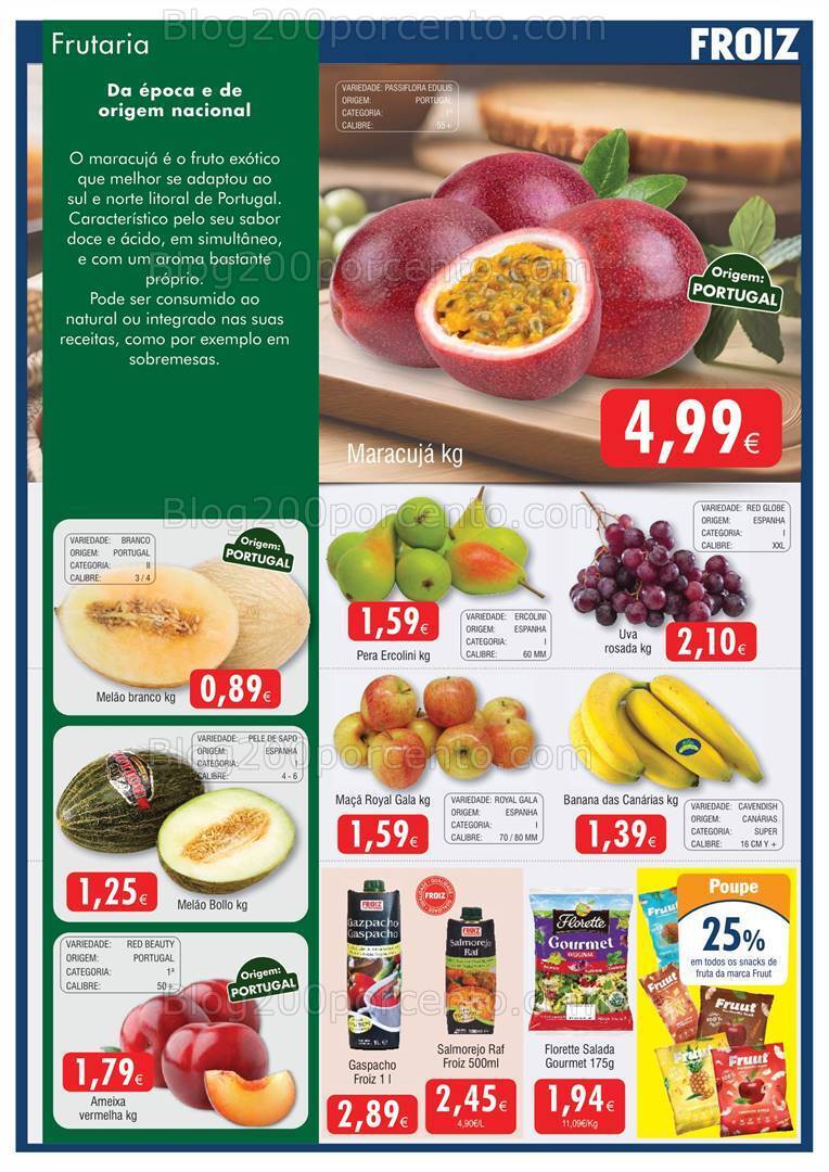 Antevisão Folheto FROIZ Promoções de 6 a 21 setembro