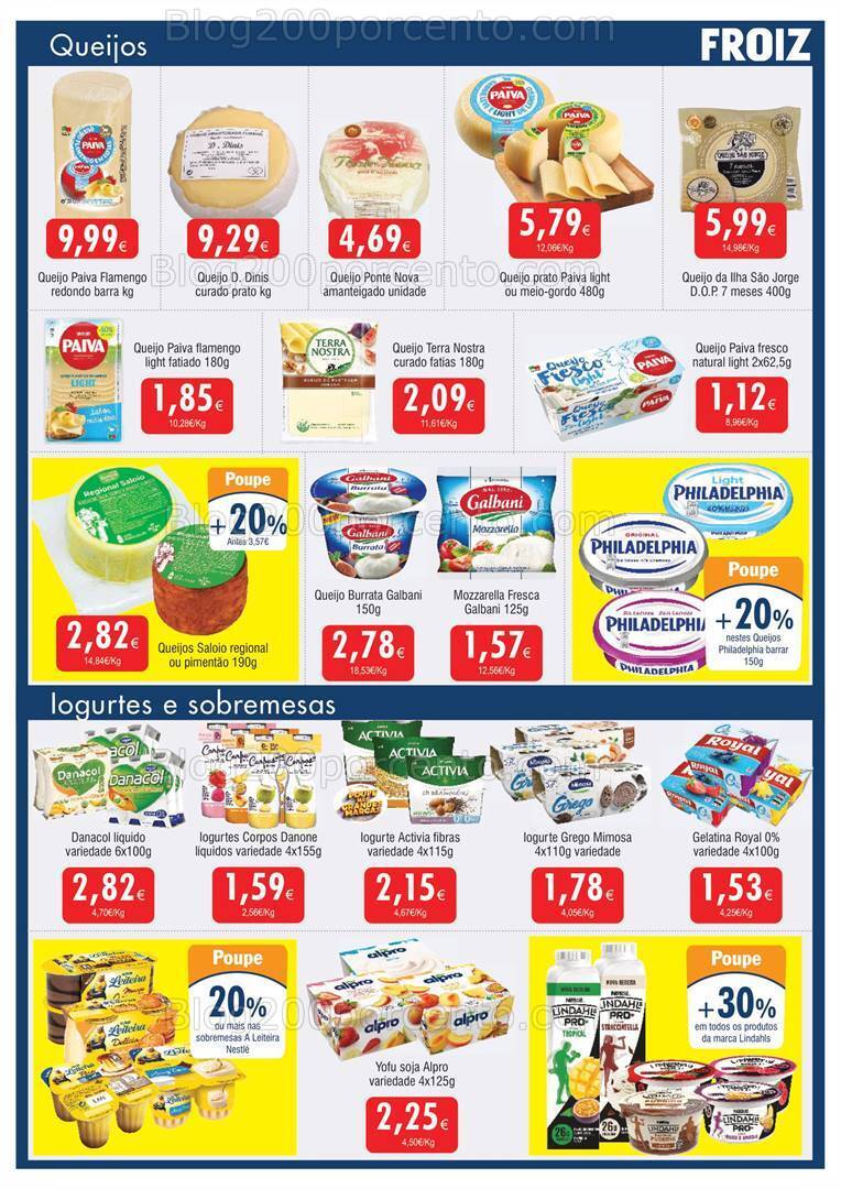 Antevisão Folheto FROIZ Promoções de 6 a 21 setembro