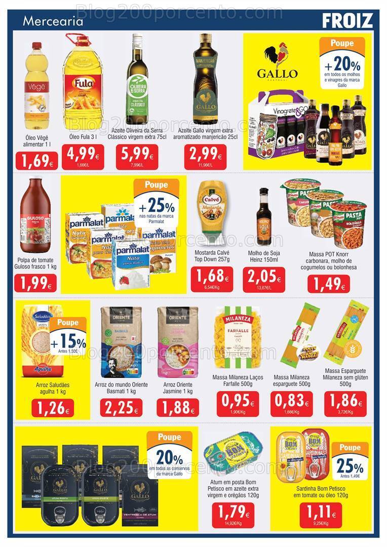 Antevisão Folheto FROIZ Promoções de 6 a 21 setembro