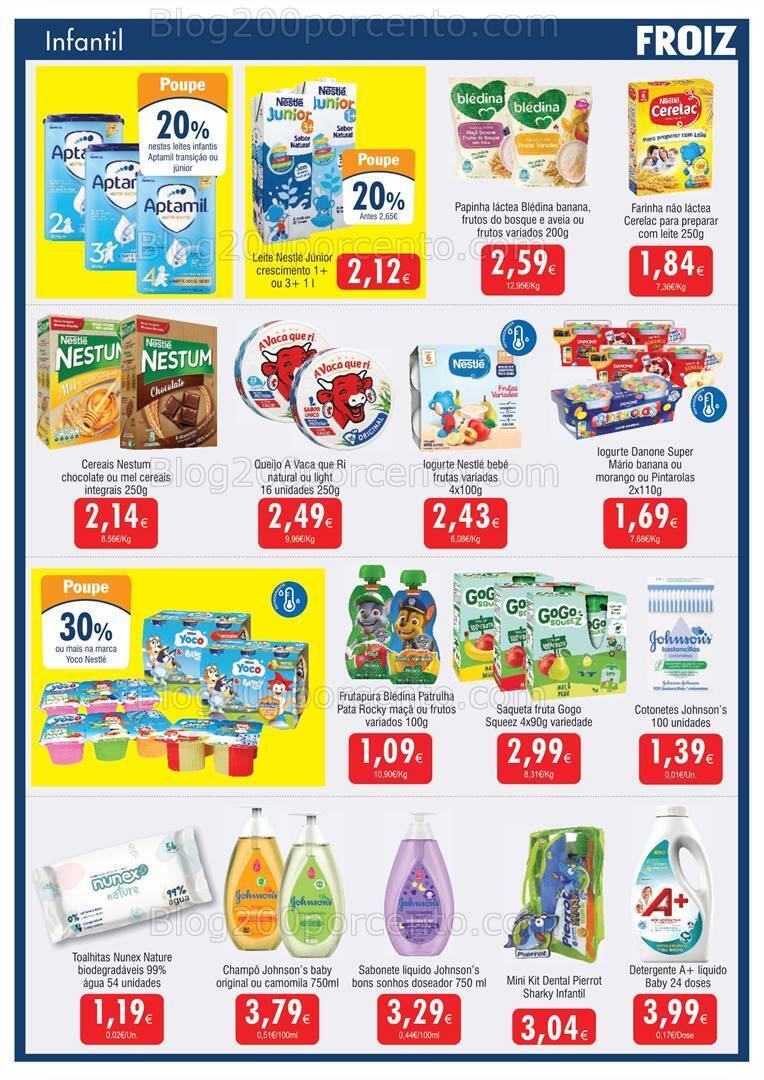 Antevisão Folheto FROIZ Promoções de 6 a 21 setembro