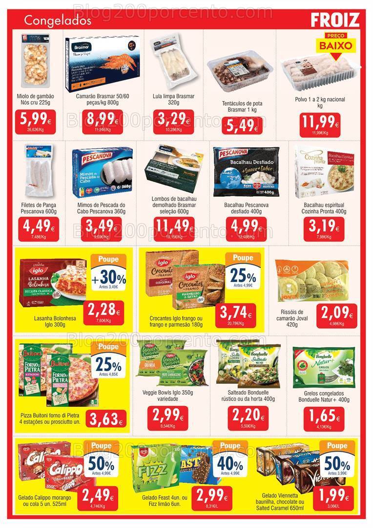 Antevisão Folheto FROIZ Promoções de 22 setembro a 10 outubro